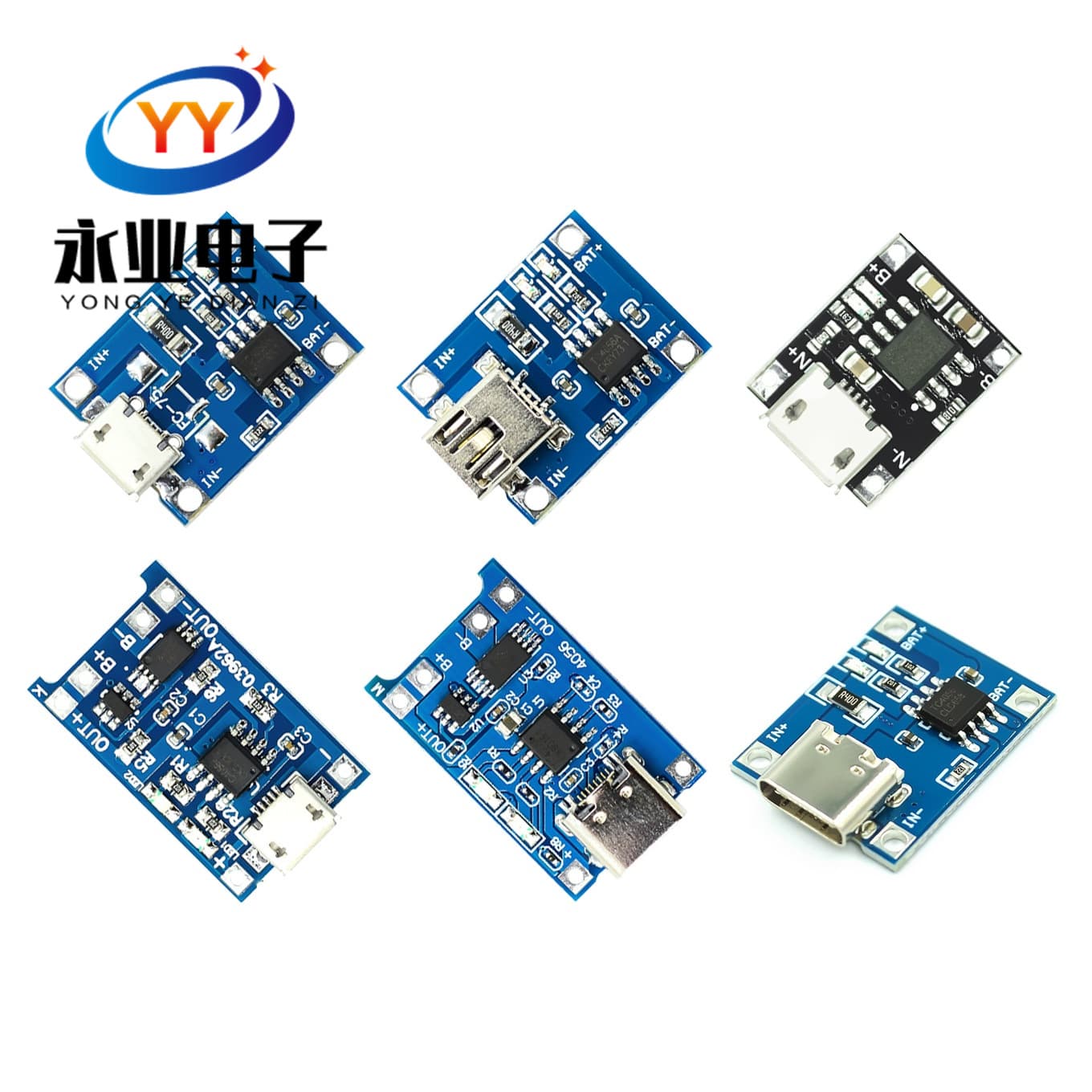 TP4056|18650 Lithium Battery 3.7V 3.6V 4.2V Charging Board 1A Overcharge Overdischarge Protection