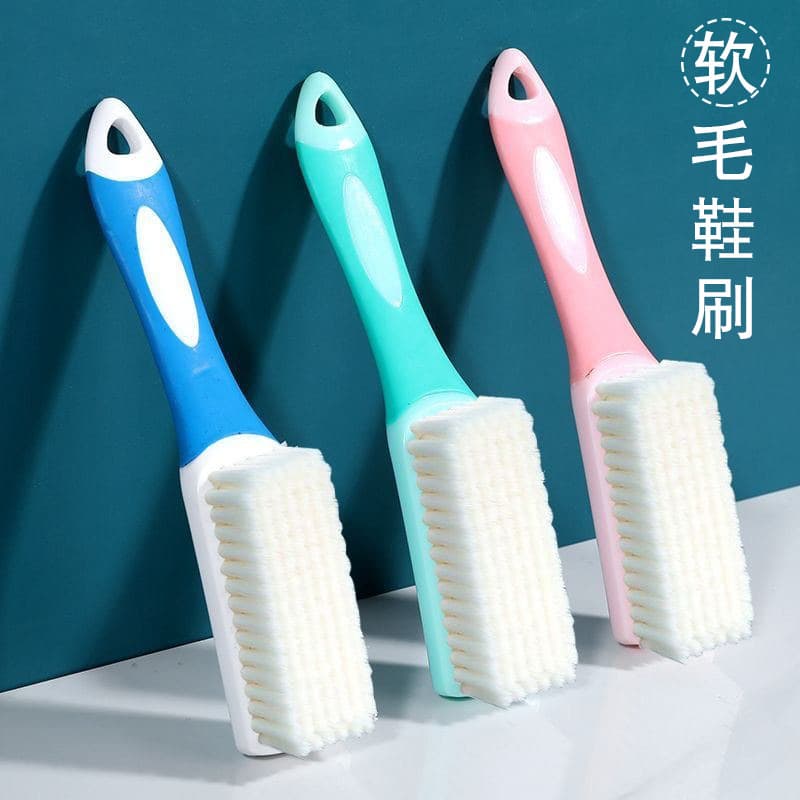 Shoe Brush Soft Bristle Household Non-Damaging Shoe Cleaning Brush, Laundry and Shoe Cleaning Board Brush