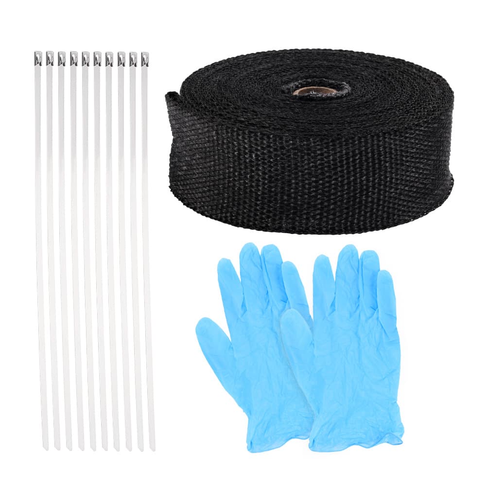 Exhaust pipe insulation banana tape 5-15 meters motorcycle insulation tape sound insulation cotton fireproof soundproof insulation banana cloth