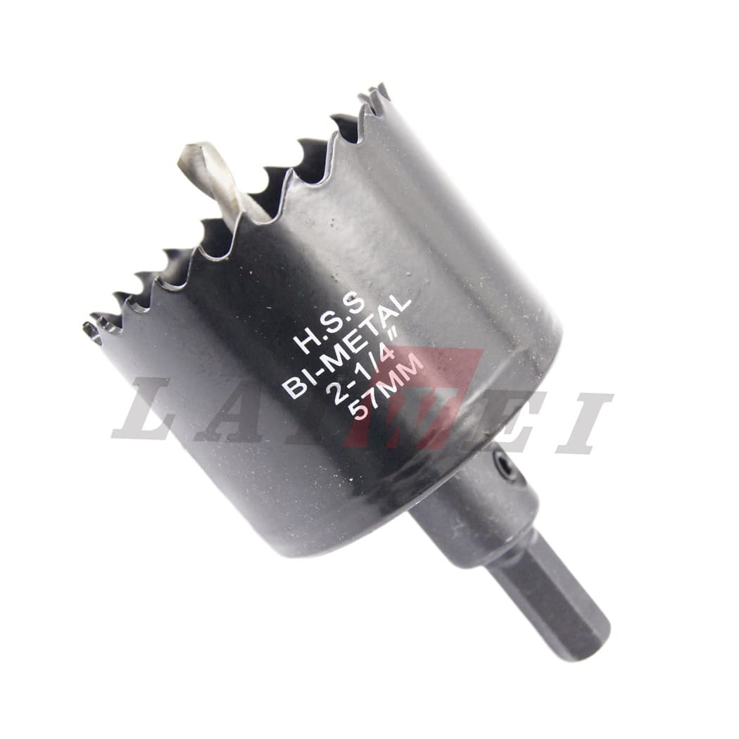 Custom LAIWEI M42 High-Speed Steel Bimetal Hole Cutter with 38mm Cutting Depth C