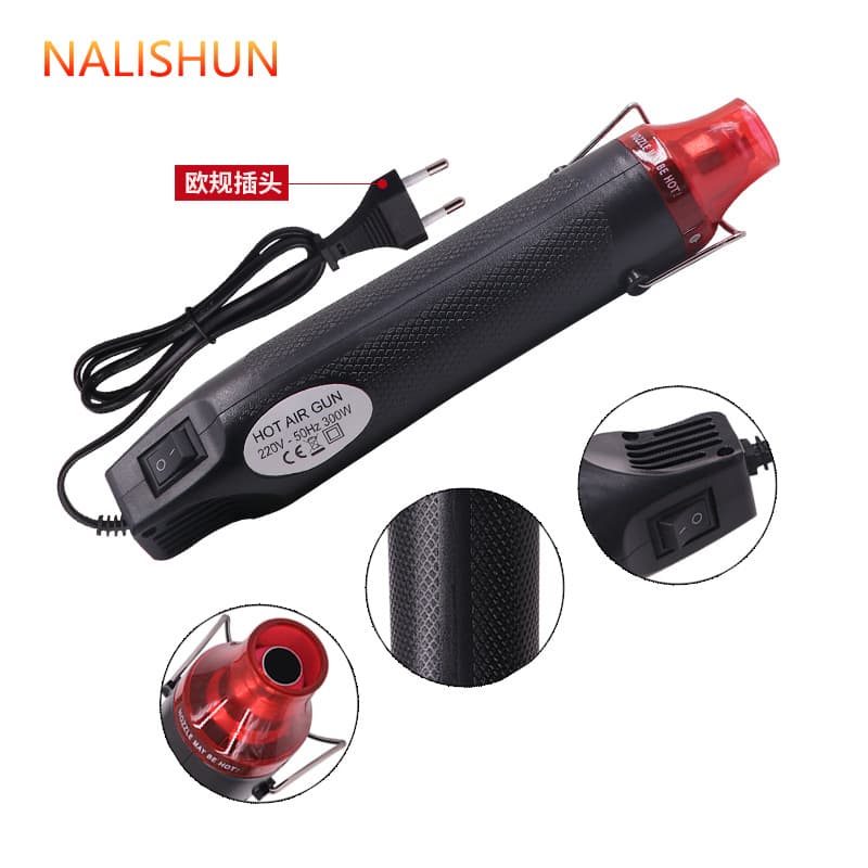 Heat Gun Digital Display Hot Air Gun, Electronic Car Film High-Temperature Blower, Small Industrial Heating Welding Gun