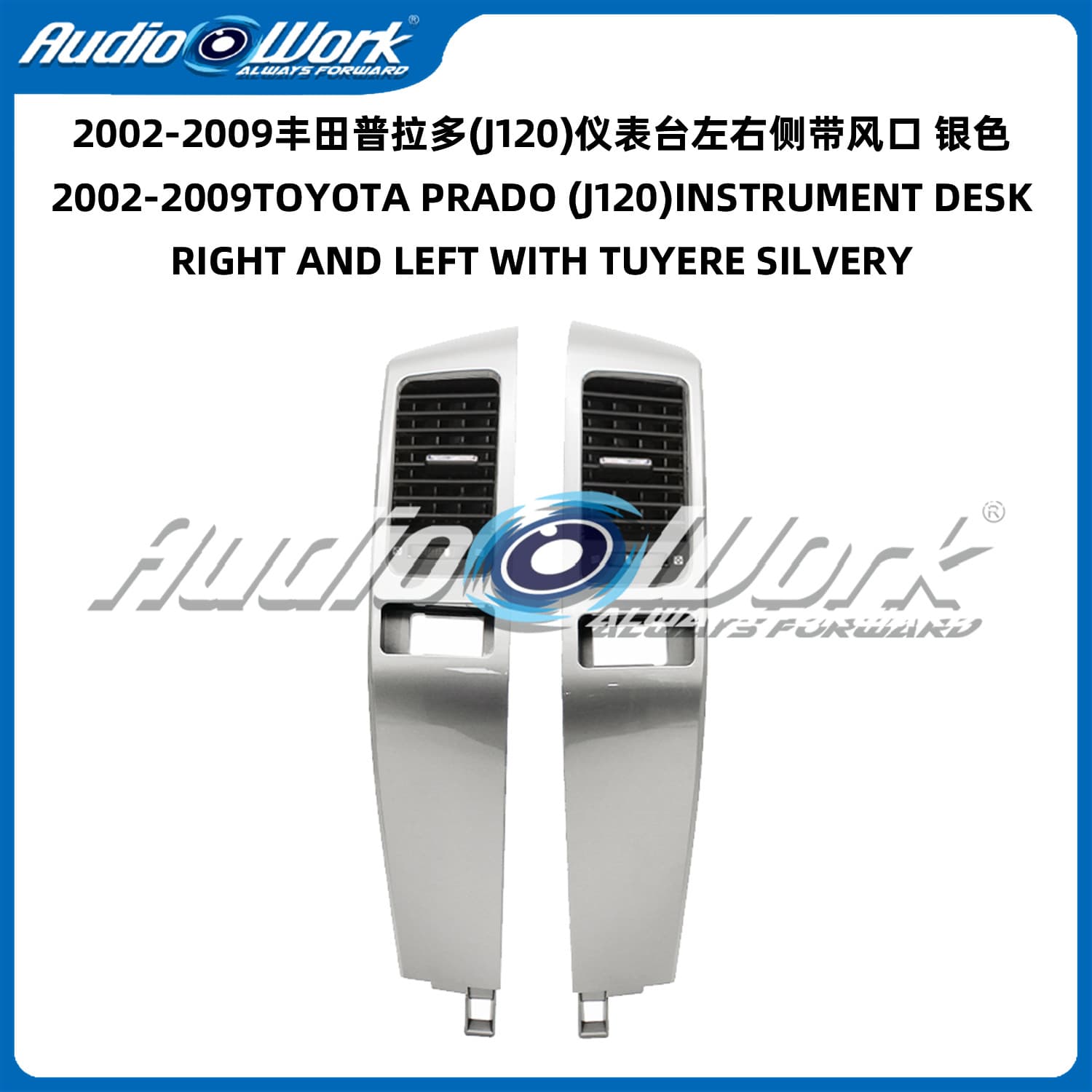 For Prado J120 Air Vent Control Panel Modification, Left and Right Air Vent Accessories for Center Console Dashboard