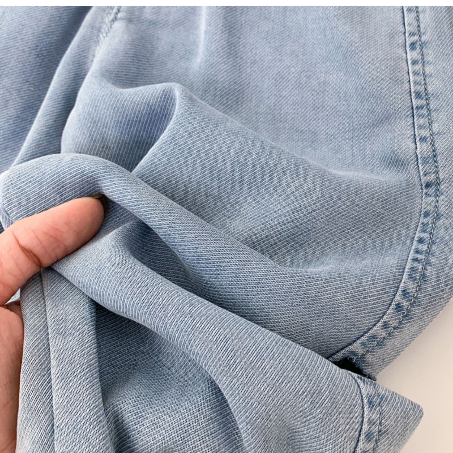 Boys' Denim Anti-mosquito Pants 2025 Summer New Children's Thin and Small and Medium-sized Children's Trousers Handsome Tencel Casual Pants