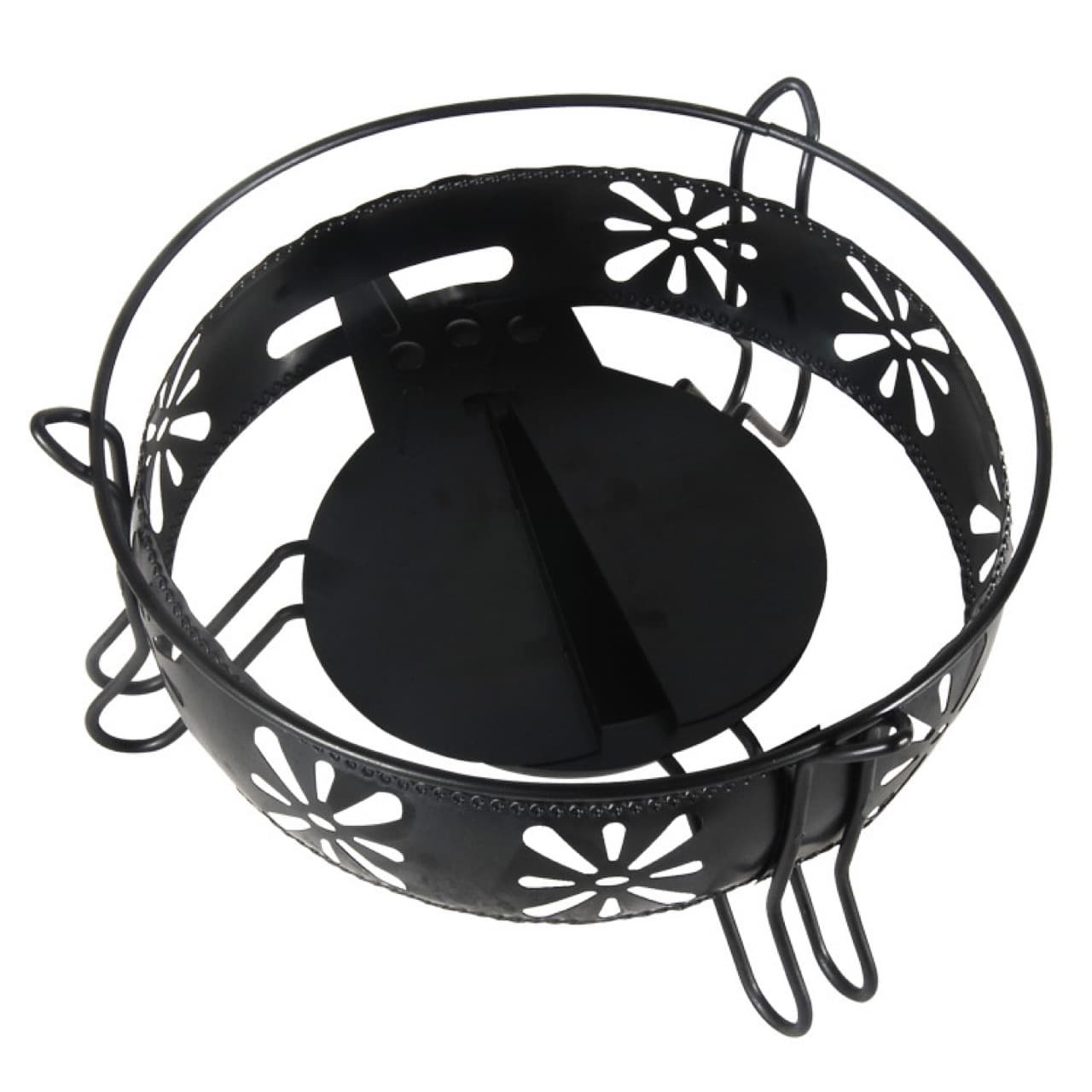 Iron Craft Alcohol Burner Hot Pot for Home and Commercial Use, Dry Pot Hot Pot, Iron Round Small Hot Pot for Individual Serving