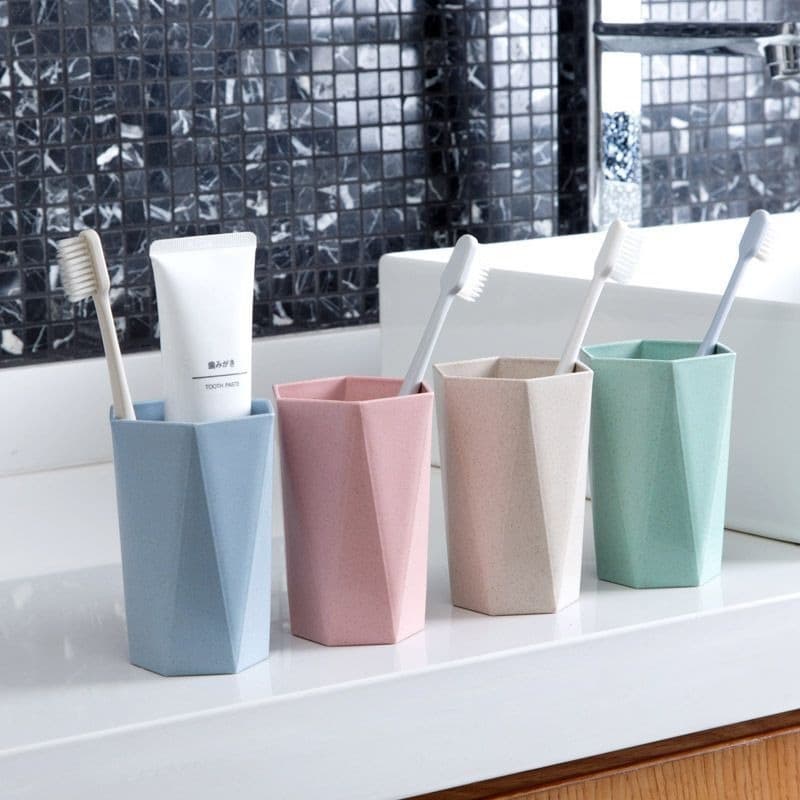 Home-use Mouthwash Cup for Students and Couples, Minimalist Household Toothbrush Wash Cup and Tooth Mug