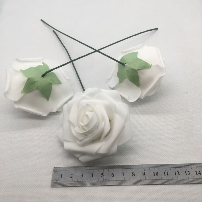 7cm Artificial PE Foam Rose Flower Heads Wedding Flowers Fake Flowers Valentine's Day Flower Heads DIY Home Decoration