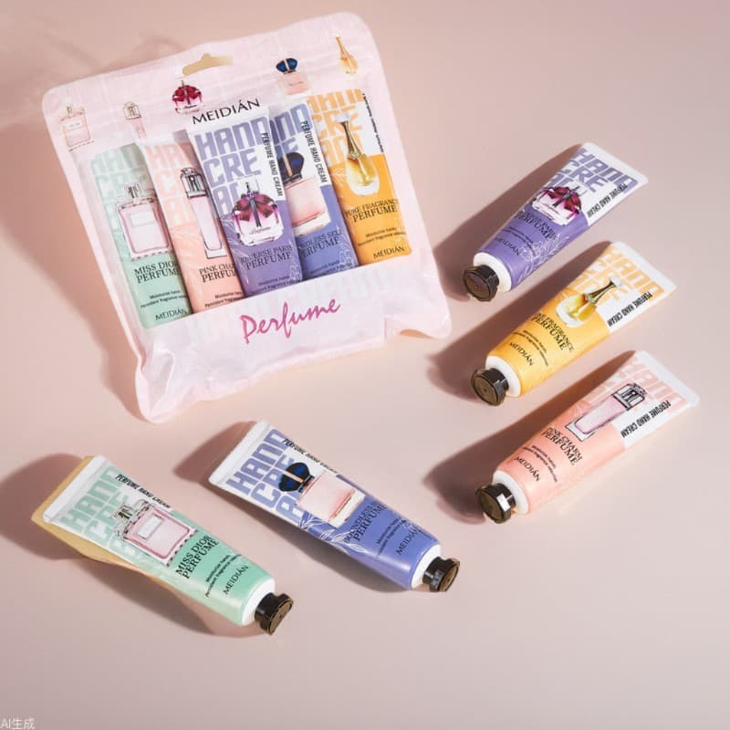 MEIDIAN Hand Cream Set Fragrant Hand Cream 5 Pcs Bag Wholesale Moisturizing Skin Nourishing Universal Use Floral Scent