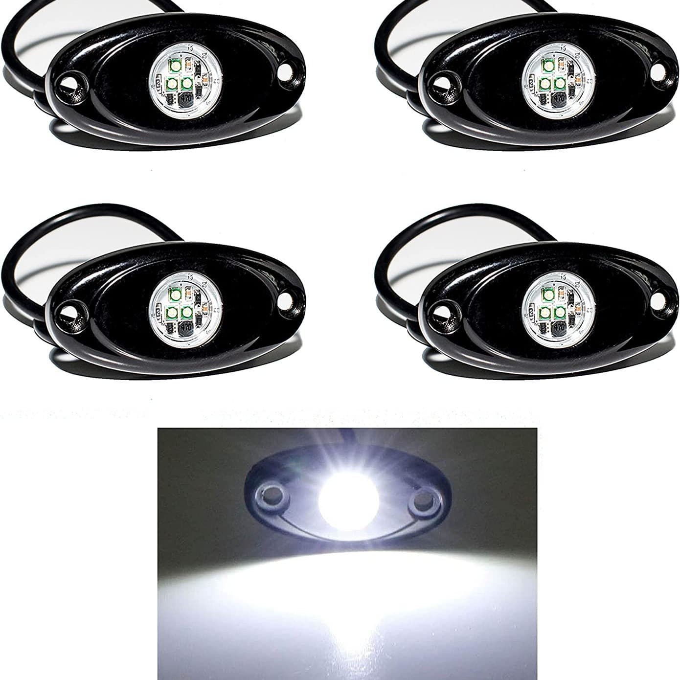 Cross-border LED Car Light Off-road ATV Modified Atmosphere Light 9W High Brightness Car Chassis Underbody Pedal Light