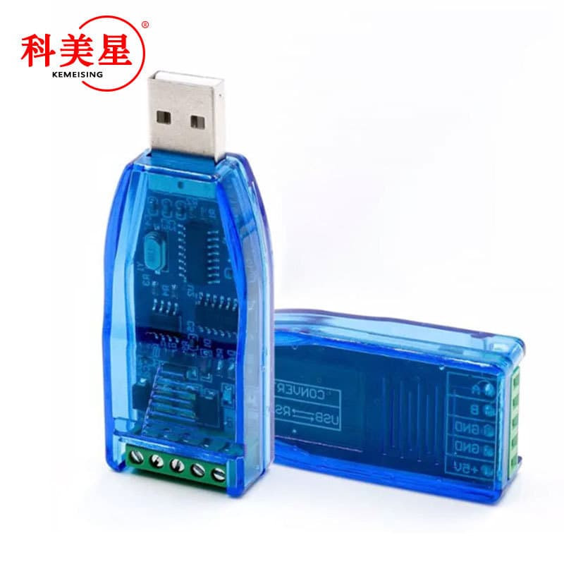Industrial-grade USB to RS485 communication module, bidirectional half-duplex serial cable converter, TVS protected U485