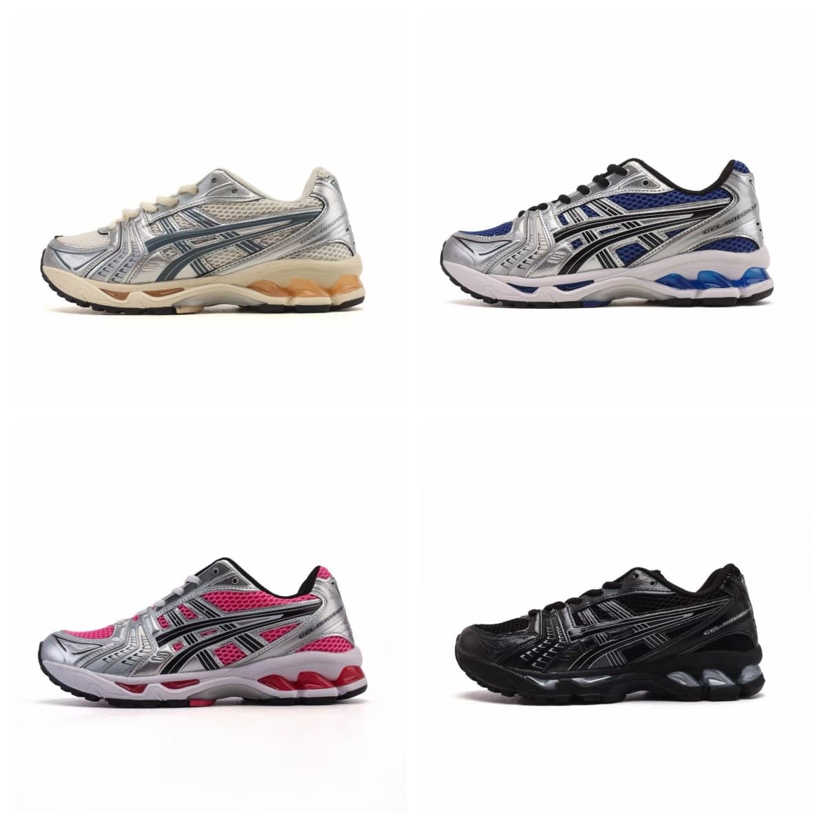 Putian Shoes Original Genuine Leather Asics Kayano K14 Running Shoes Men's Women's Fashion Casual Sports Shoes Dad Shoes