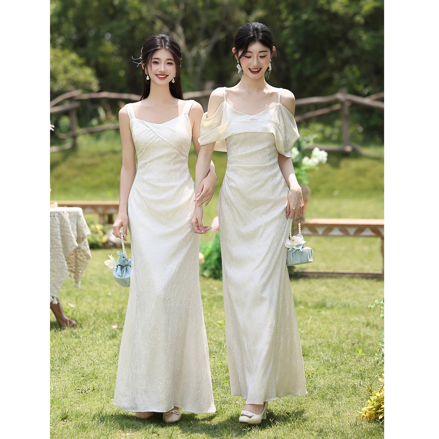 Banquet-style Bridesmaid Dress Slimming 2026 New Light Luxury Wedding Sisterhood Gown Petite-friendly Suitable for Daily Wear Summer