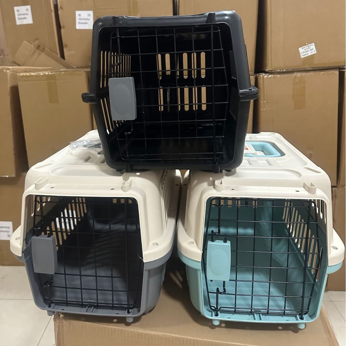 Pet Airline Carrier for Cats, Portable Cat Cage for Air Travel, Dog Carrier Box/Bag