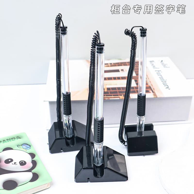 Classic business office signature desk pen logo creative plastic neutral advertising pen office stationery manufacturer for sale