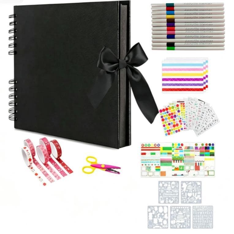 Amazon A4/40 DIY photo album scrapbook hand ledger photo storage creative collection souvenir album set