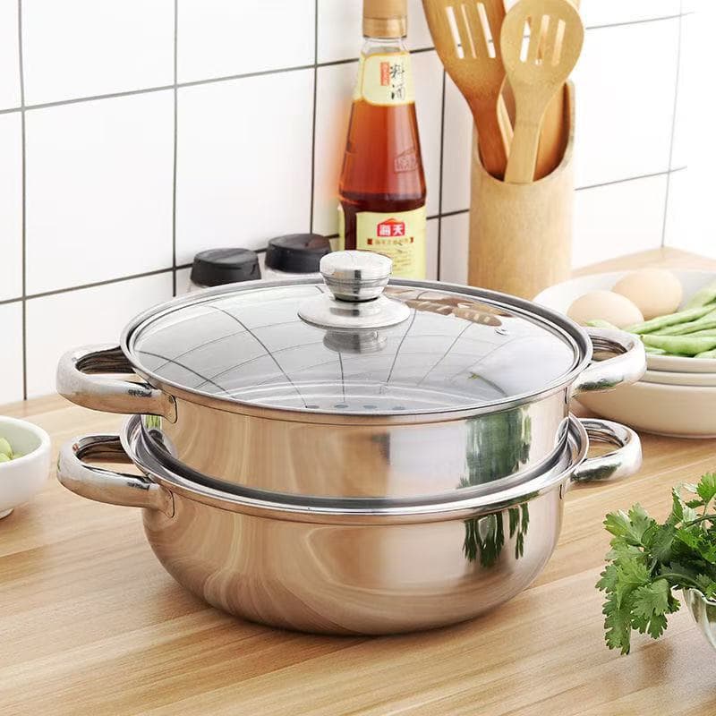 Multi-functional Steamer Pot Household Soup Pot Thickened Hot Pot Multi-layer Induction Steamer Universal Cookware Manufacturer