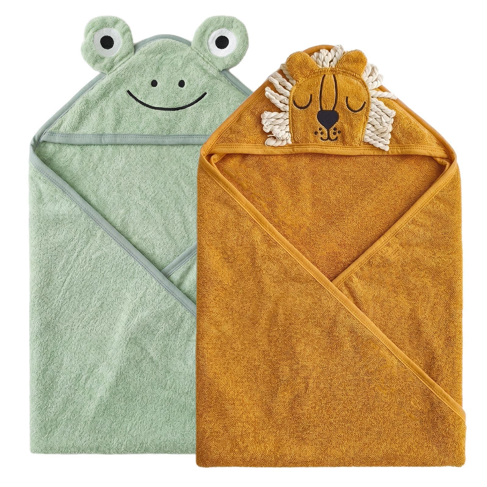 Baby Bath Towel Absorbent Hooded Cotton 32 Strands Lint-Free Foreign Trade Newborn Children Hooded Cape Baby Quilt