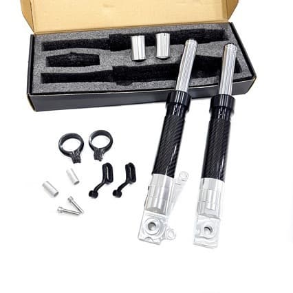 Honda GIORNO front fork shock absorber carbon fiber shock absorber modified motorcycle shock absorber