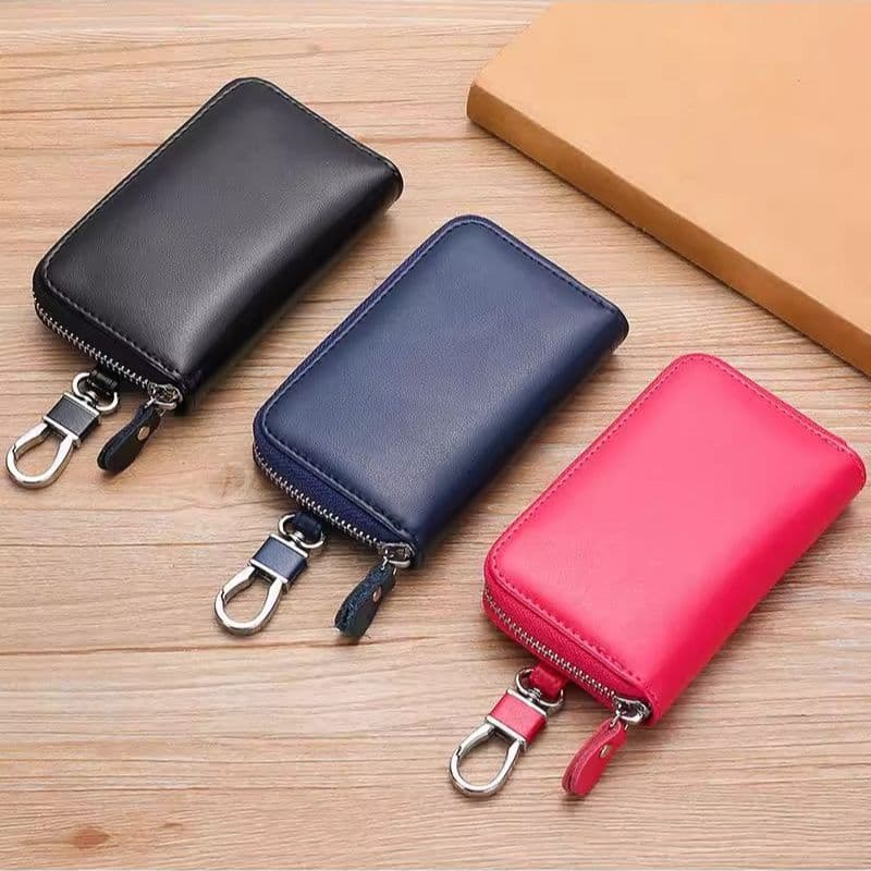 Factory Direct Key Holder for Men, Zippered Large Capacity Car Key Case, Business Belt Clip Convenient Key Pouch for Women