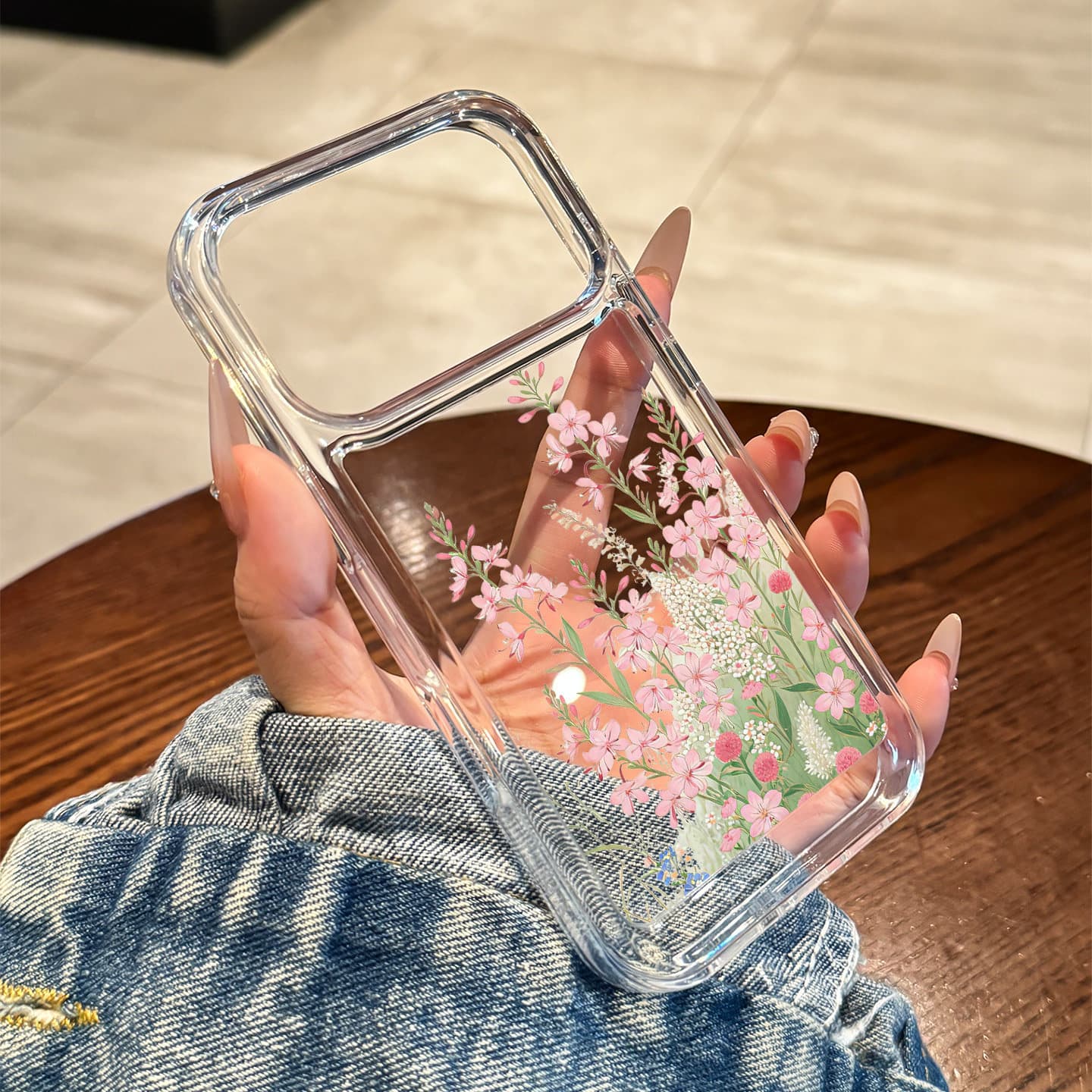 Fresh Floral Compatible with iPhone 17 Pro Max Case New iPhone 16 Pro Premium 15 Full Coverage