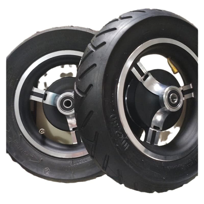 Manufacturer wholesales 10-inch scooter drum brake wheels and inner and outer tires