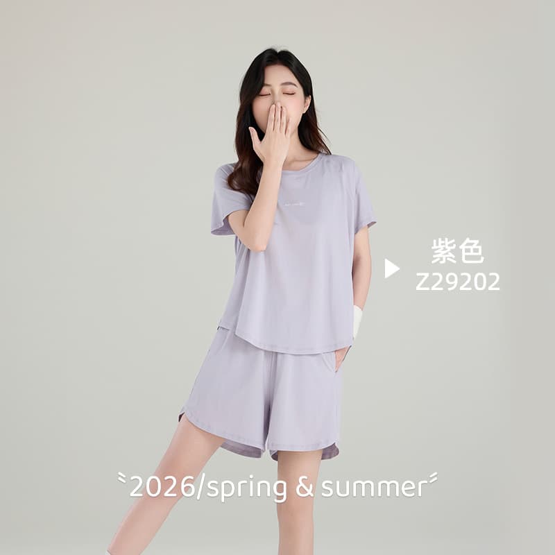 Summer Lyocell Couple Homewear Round Neck Short Sleeve Shorts Sleepwear Men Women Modal Plus Size Loungewear