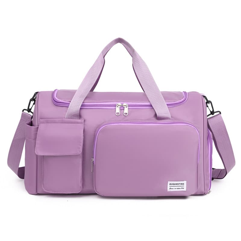 One-shoulder cross-body yoga fitness bag, women's large-capacity double-pocket swimming training bag, short trip travel bag, fitness bag