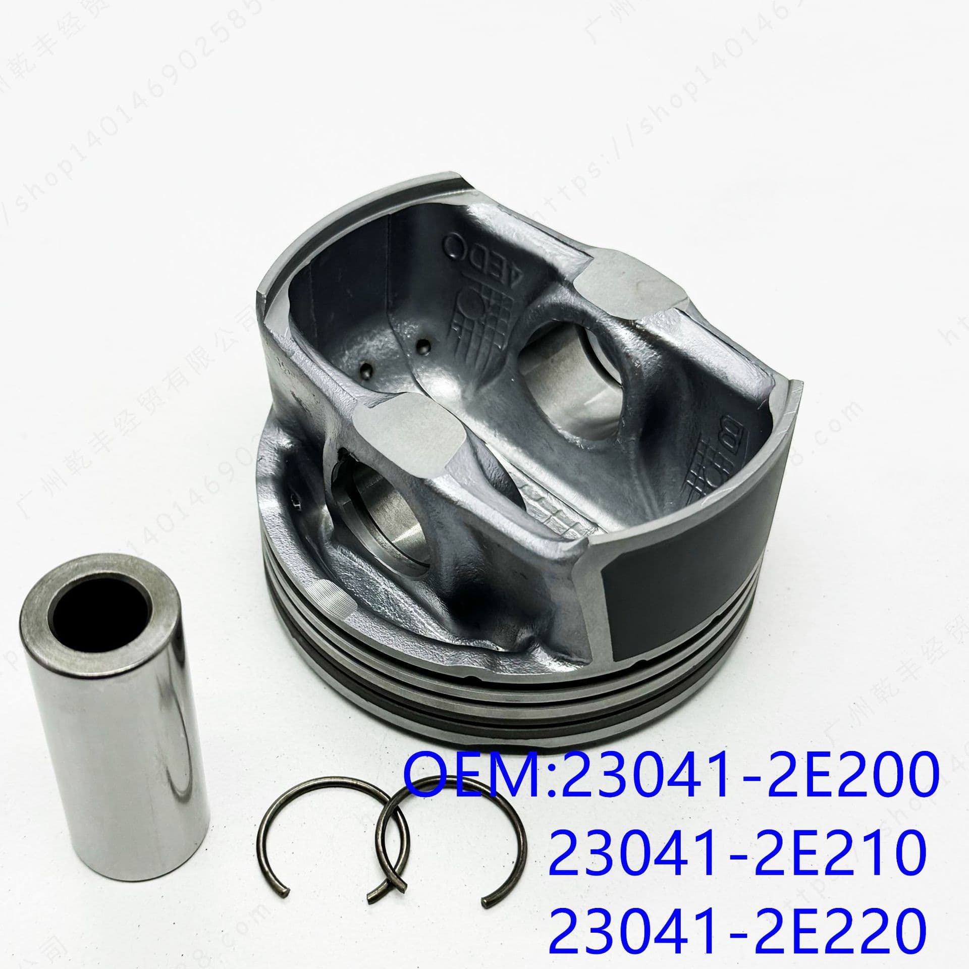 Compatible with HYUNDAI I30 I40 1X35 G4NC piston, part number 23041-2E210 PISTON.