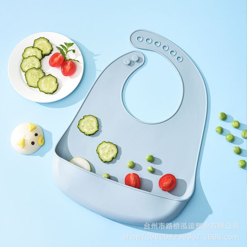 Baby Bib Food-Grade Material Bib Kids Bib Eating Bib Drool Bib Toddler Bib PPE Material