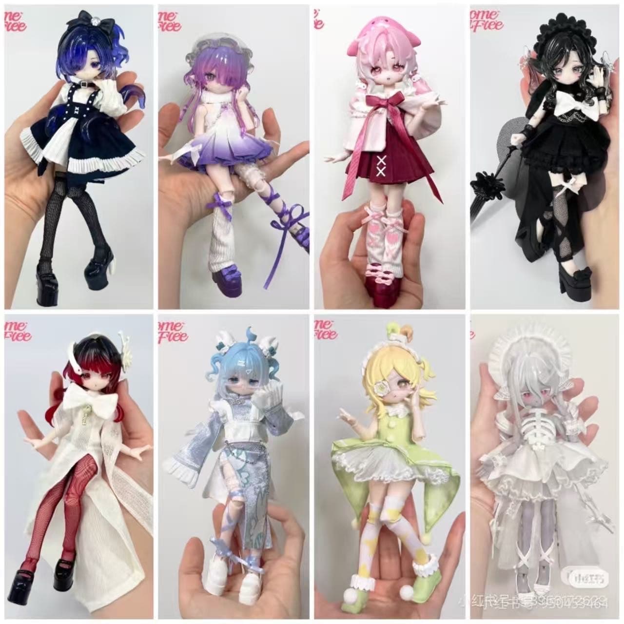 Popular authentic Yoneda 2nd generation ocean gem blind box fortune sign spiritual star wish girl mystery tower series bjd blind box