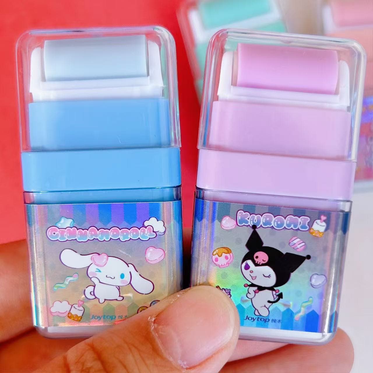 Sanrio roller eraser cute Kuromi eraser student typo erasure correction erasure roller eraser