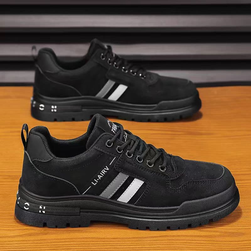 Men's 2026 Summer New Retro Work Shoes, Anti-slip and Wear-resistant Safety Shoes for Construction and Work