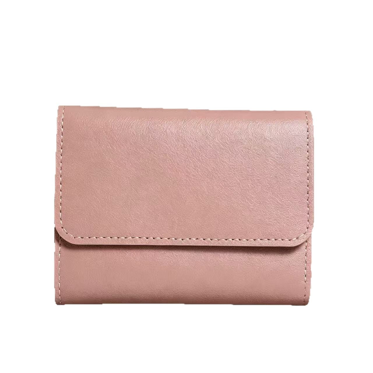 Minimalist Short Women's Wallet Student Card Holder Multi-functional Coin Purse Tri-fold Ultra-thin Wallet