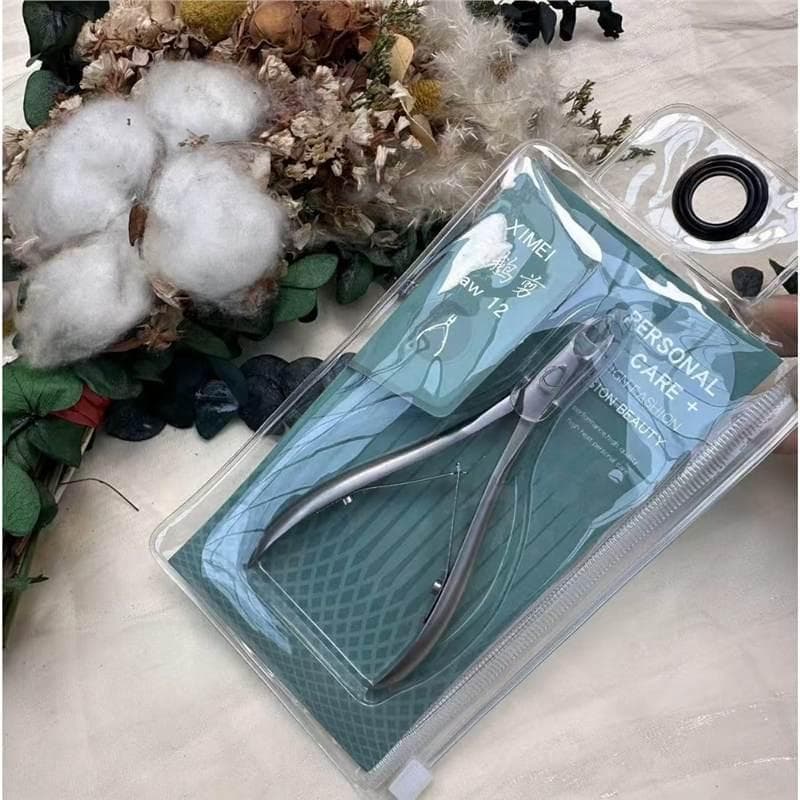 Ximei Nail Art LAW12 Blade Swan Scissors JAW12 Blade Cuticle Scissors Sharp Cuticle Pusher and Trimmer for Pre-treatment