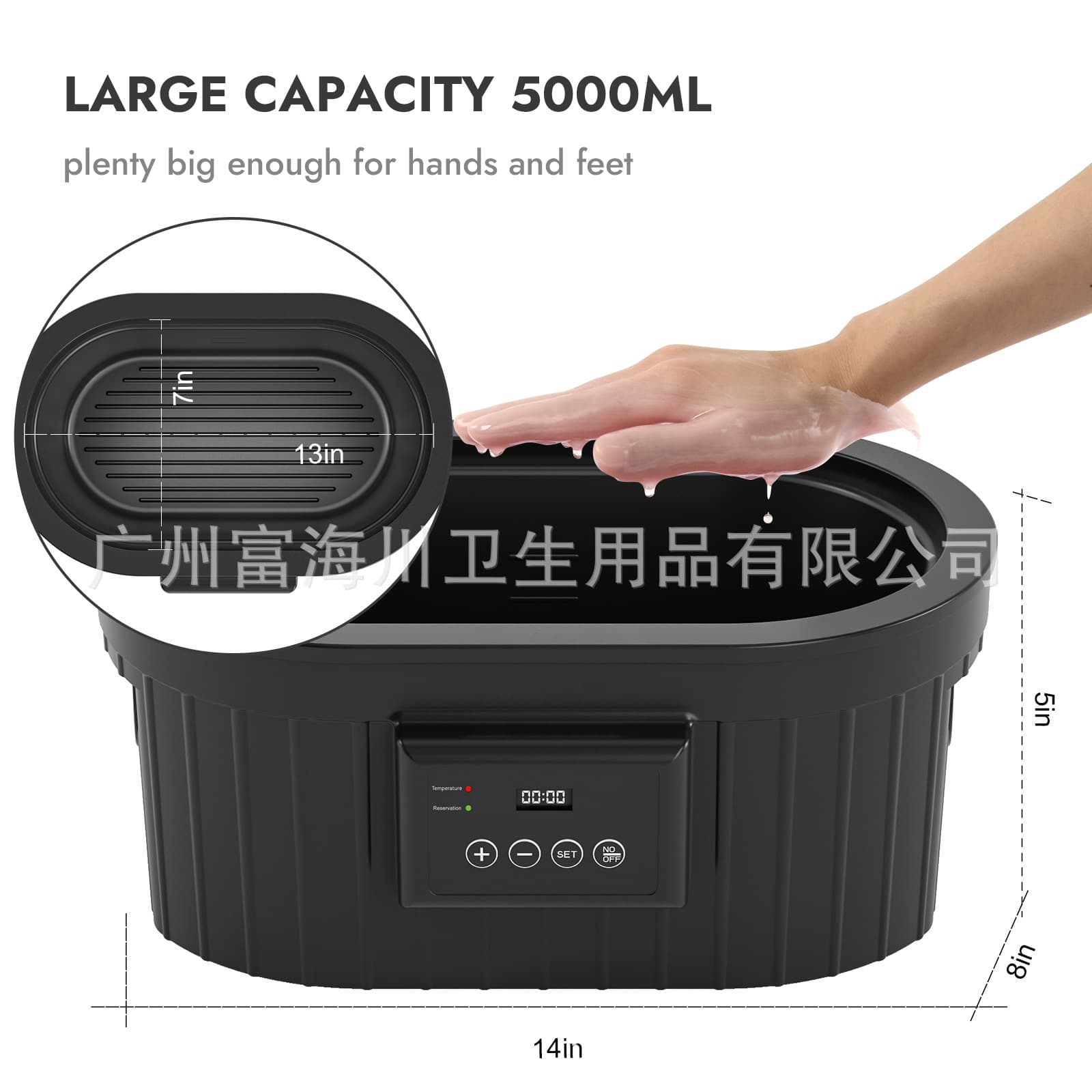WAXKISS Paraffin Wax Therapy Machine for Hand and Foot Treatments in Beauty Salons
