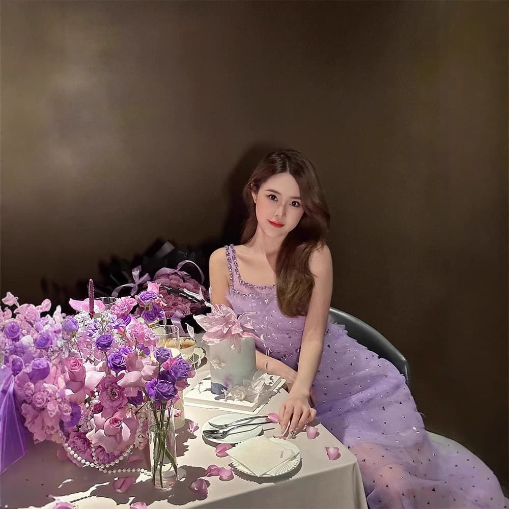 Morning gown female bride morning photo dress new Chinese style dopamine design macaron color suspender toast dress