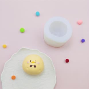 Duck Potato Ball Shape Silicone Mold, Cake Mousse Baking Mold Squishy Soap Candle Plaster Epoxy Mold