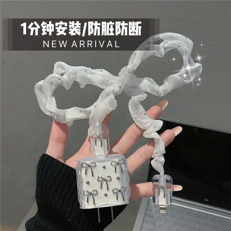 iPhone17 data cable protective cover 16promax charging cable anti-break 15/14 suitable for ipad20W/13