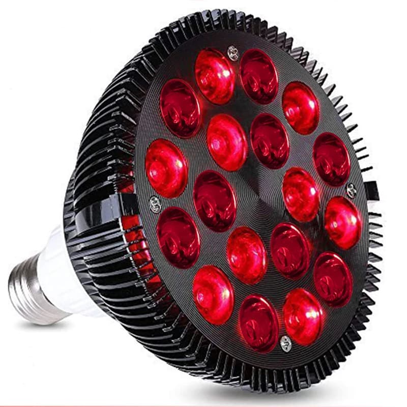 Amazon Best Seller 54W Red Light Therapy Lamp Black LED Beauty Light PAR38 LED Therapy Light