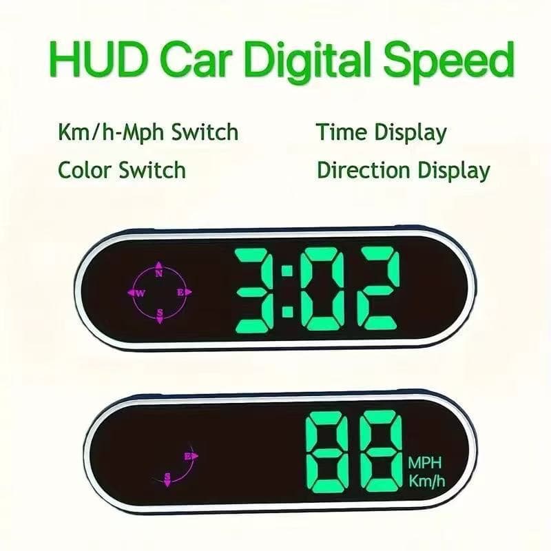 Cross-border e-commerce new car electronic dog HUD head-up display speed radar voice broadcast Beidou HUD car