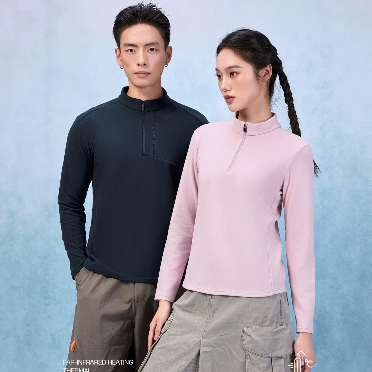 10A antibacterial camellia cheese clothing autumn and winter new running sweatshirt outdoor stand collar half zipper sports top for women