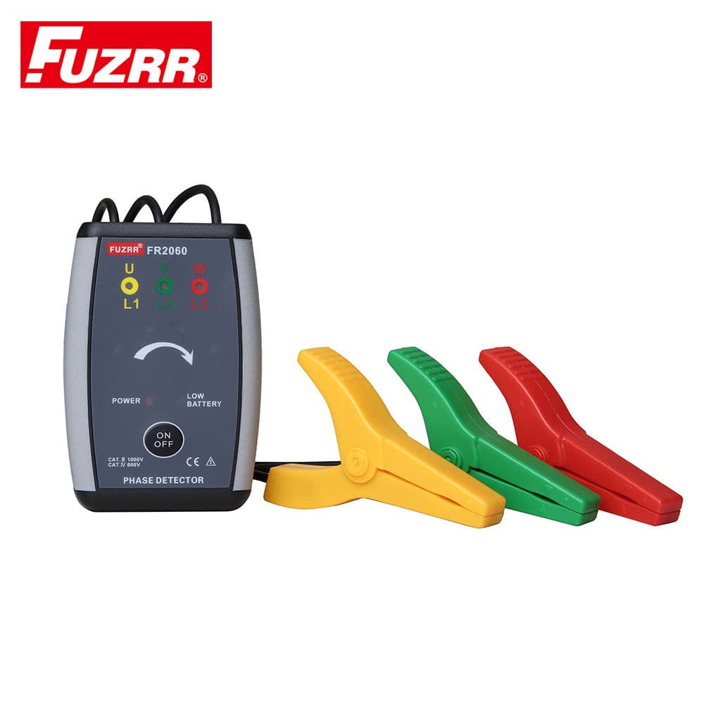 FR2060 phase tester/phase sequence meter/phase sequence meter/three-phase detector/clamp-type induction phase sequence meter