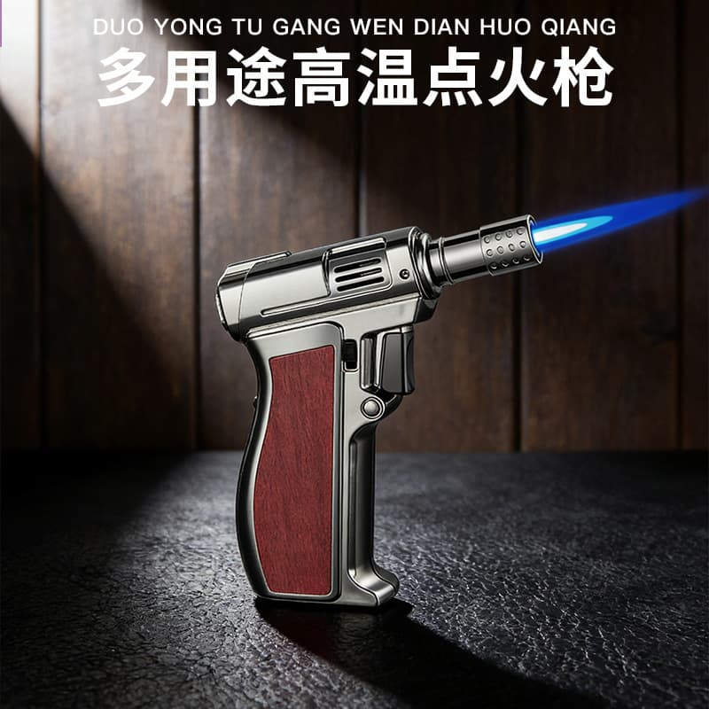 High-Intensity Handheld Inflatable Direct-Impact Welding Torch Reversible Ignition Lock-In Multi-Purpose High-Temperature Torch