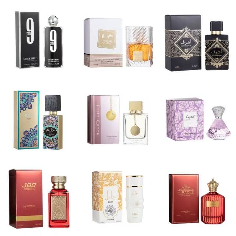 [100 Foreign Trade Styles] Arabic Men's and Women's Perfume Long-Lasting Fragrance Cross-Border Middle East Dubai Vietnam Perfume Wholesale