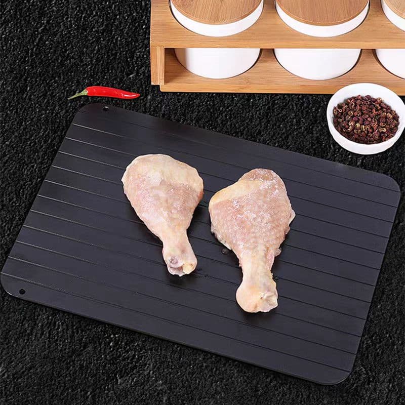 Fast Thawing Board Seafood Steak Meat Rapid Quick Thawing Tray Ice Melting Miracle Household Cutting Board Fruit Chopping Board