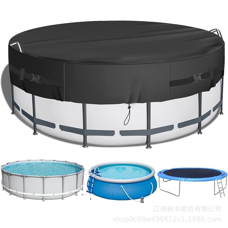 Cross-border Supply Pool Cover for Above Ground Pools, Round Solar Pool Cover Protector Dustproof