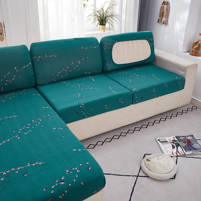 Printed elastic sofa cushion cover single cushion cover four-season universal dustproof sofa cover sofa cushion cover simple style