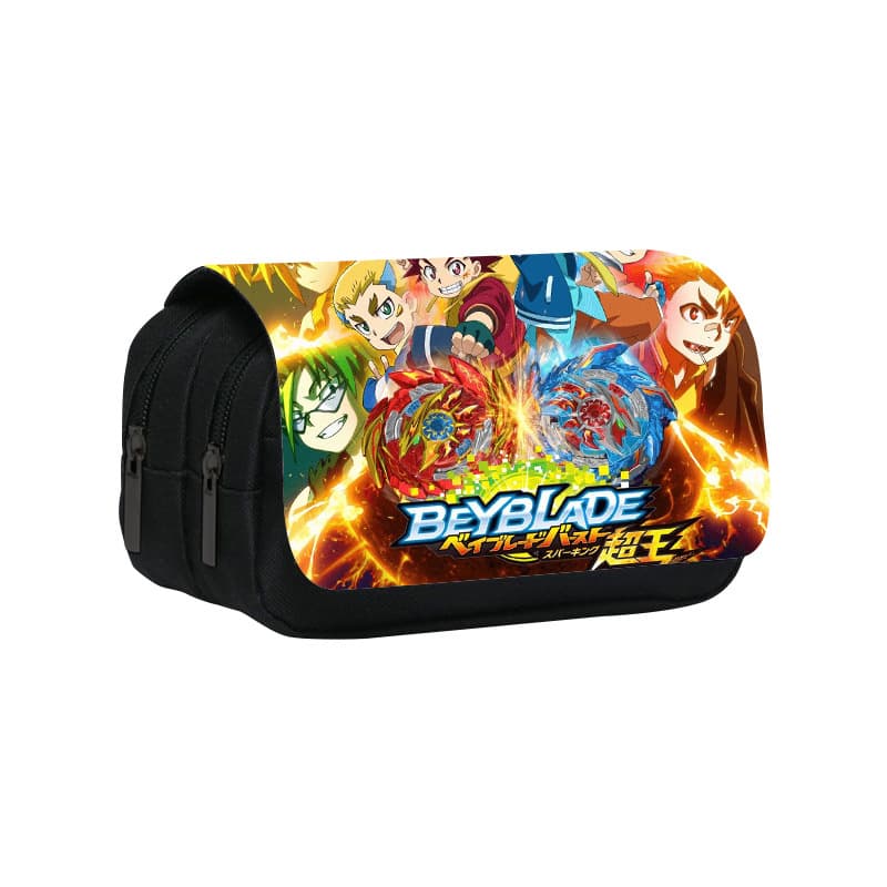 Beyblade Burst Spinning Top Pencil Case Storage Bag for Kids and Elementary School Students