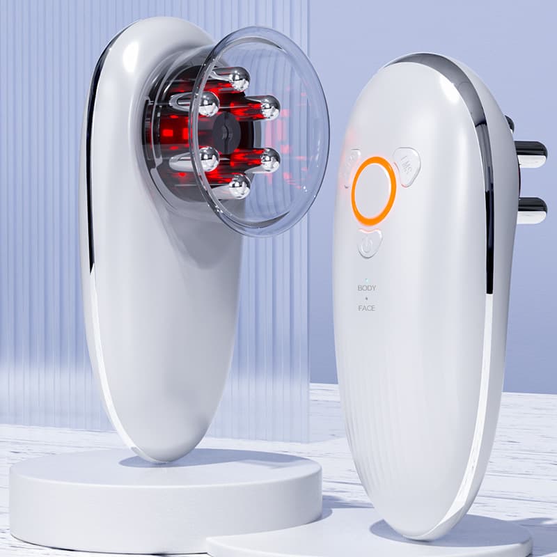 Cross-border New Vacuum Negative Pressure Liposuction Machine Waist and Abdominal EMS Red Light Fat Busting Slimming Massage Beauty Body Contouring Device