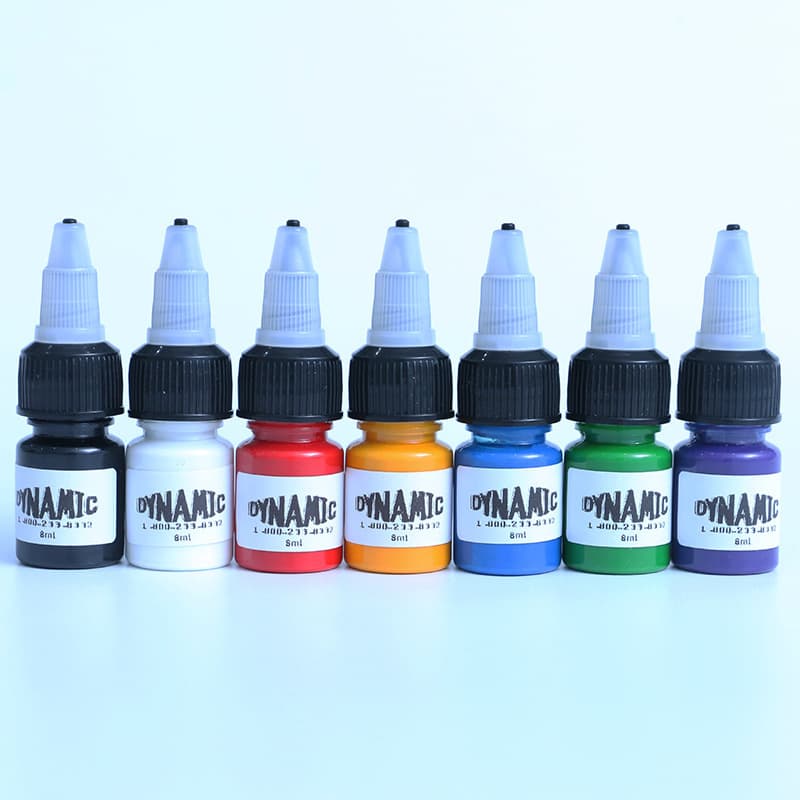 Cross-border Stock Domestic Diane Tattoo Practice Pigment Tattoo Pigment 8ML 7/14 Color Set Tattoo Machine
