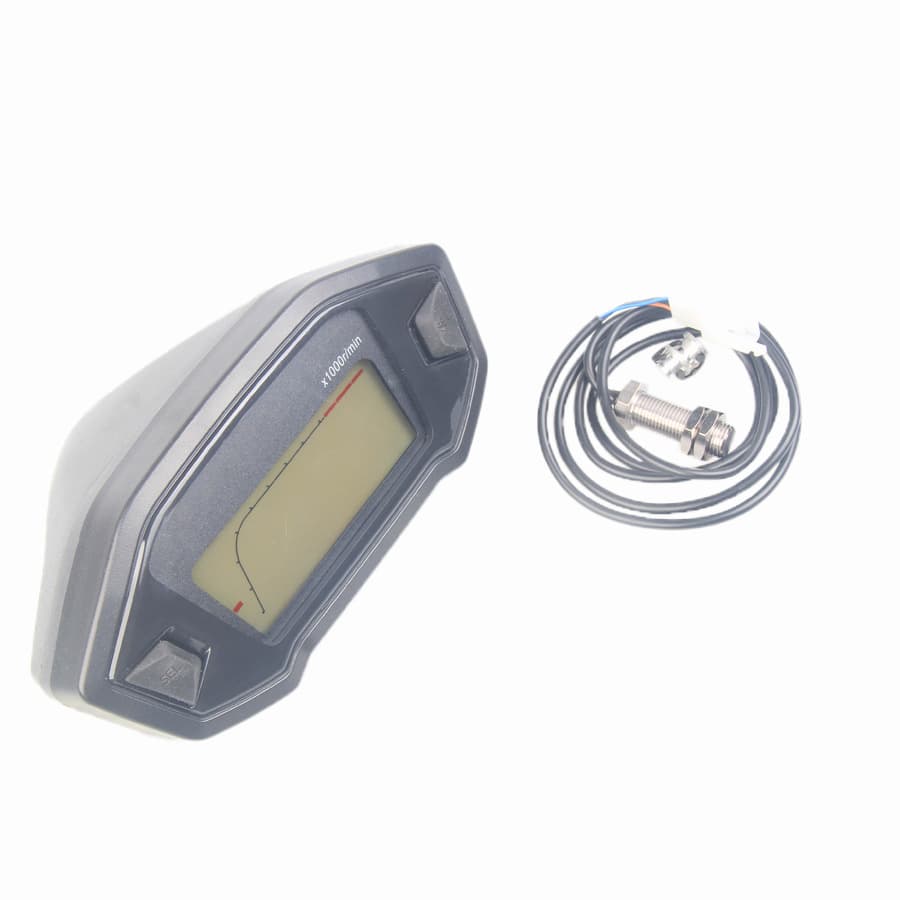 Cross-border Motorcycle LCD Gauge Conversion Tachometer Fuel Gauge Monkey Digital LCD Gauge 12V Odometer